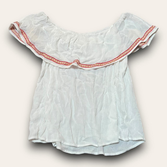 Flying Tomato Floral Embroidered Blouse Boho Hippie - Picture 5 of 5